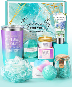 Spa gift basket for women relaxation self-care set