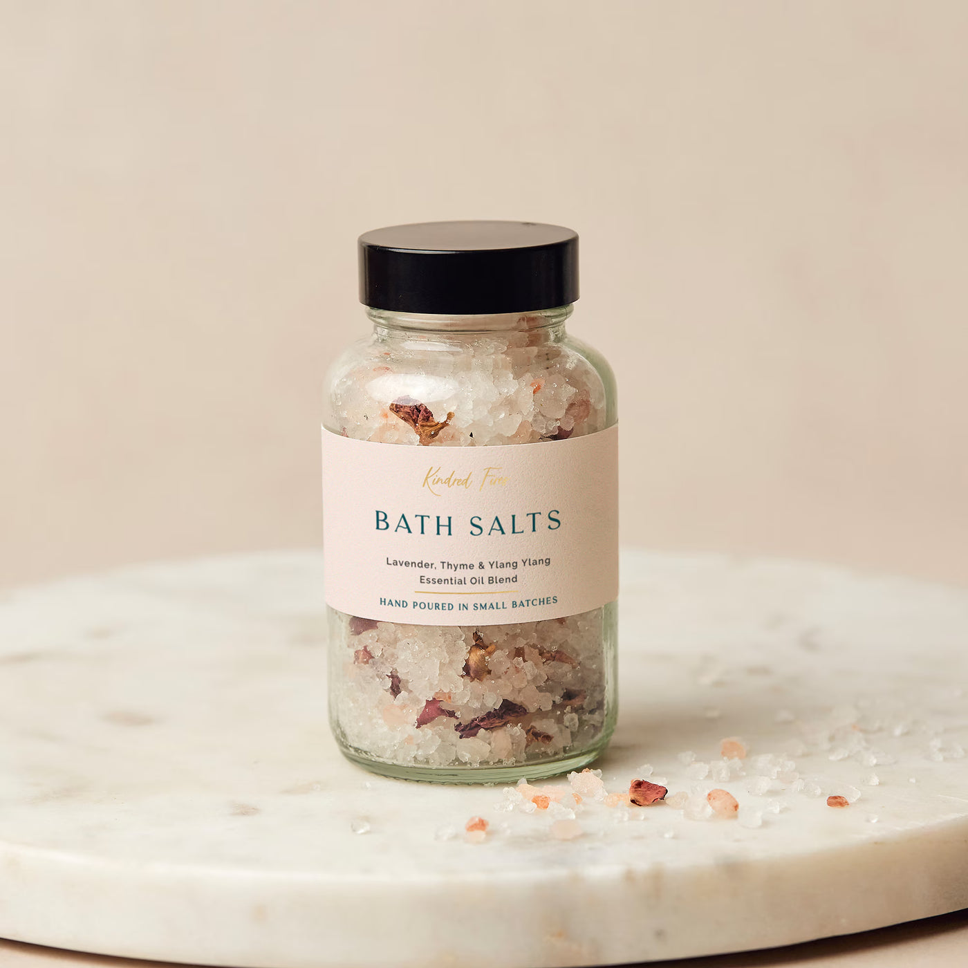 Dead Sea Himalayan Bath Salts, Essential Oil Calming Bath Salt Blend, Self Care Essentials, Christmas Gift for Her, Self-Care Gift