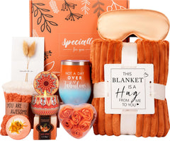 Fall cozy gift basket autumn comfort care package