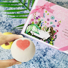 Bath Bombs, 7 Natural Bath Bomb Gift Set, Handmade Bubble Bathbombs for Women Kids, Gifts for Mom Her Girlfriend, Mothers Day Gifts, Birthday Valentines Christmas Gifts for Women
