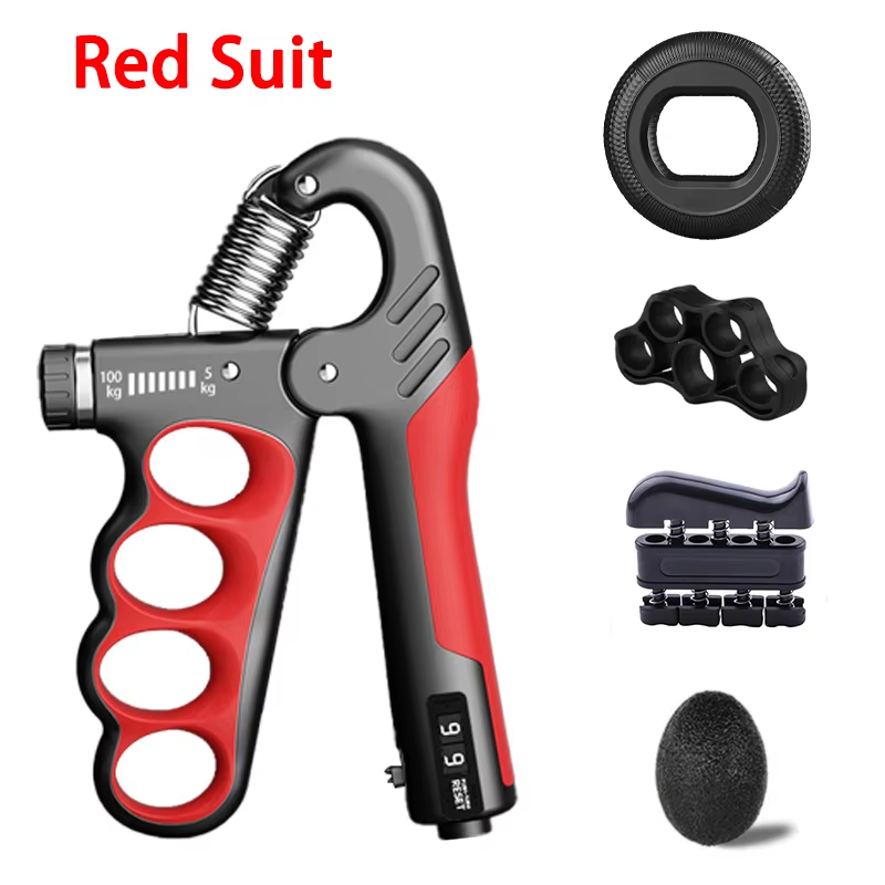 Adjustable Grip Strengthener 5–100kg – Hand & Forearm Trainer | Fitness Gift for Athletes