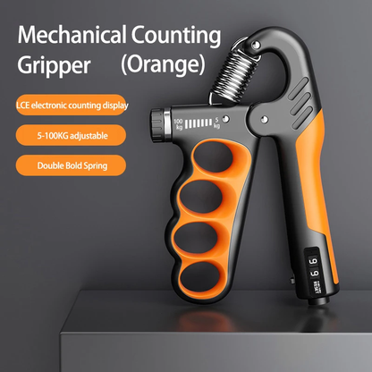 Adjustable Grip Strengthener 5–100kg – Hand & Forearm Trainer | Fitness Gift for Athletes