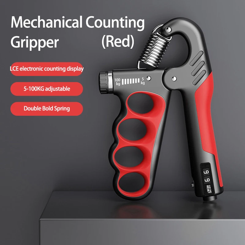 Adjustable Grip Strengthener 5–100kg – Hand & Forearm Trainer | Fitness Gift for Athletes