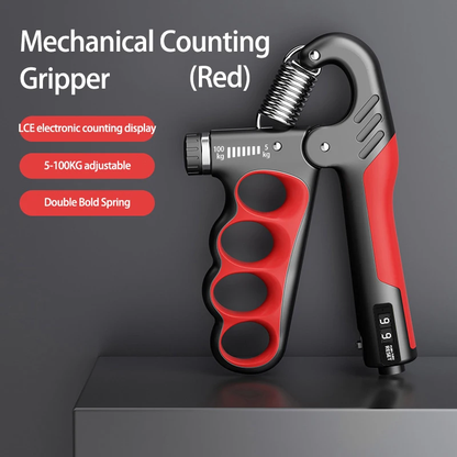 Adjustable Grip Strengthener 5–100kg – Hand & Forearm Trainer | Fitness Gift for Athletes