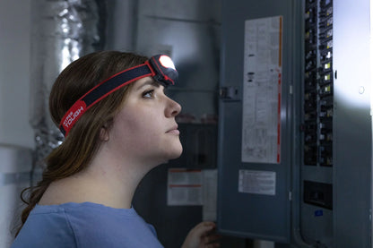 300-Lumens LED Battery Powered Headlamp with 5 Modes and Adjustable Head Strap, 3 Batteries, 0.14 Lbs