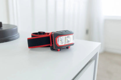 300-Lumens LED Battery Powered Headlamp with 5 Modes and Adjustable Head Strap, 3 Batteries, 0.14 Lbs