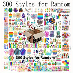 10-100Pcs Random Fidget Toys Mystery Gifts Pack Surprise Bag Fidget Set Antistress Relief Toys for Kids Party Christmas