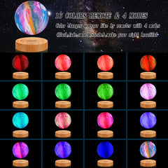 Levitating Moon Lamp — Floating Magnetic LED Globe