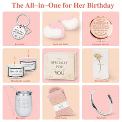 Birthday Gifts for Women – Luxurious Gift Basket Self Care Gifts for Women – Premium SPA Gifts for Women for Sister, Best Friend, Birthday Gifts for Mom, Thank You Gifts