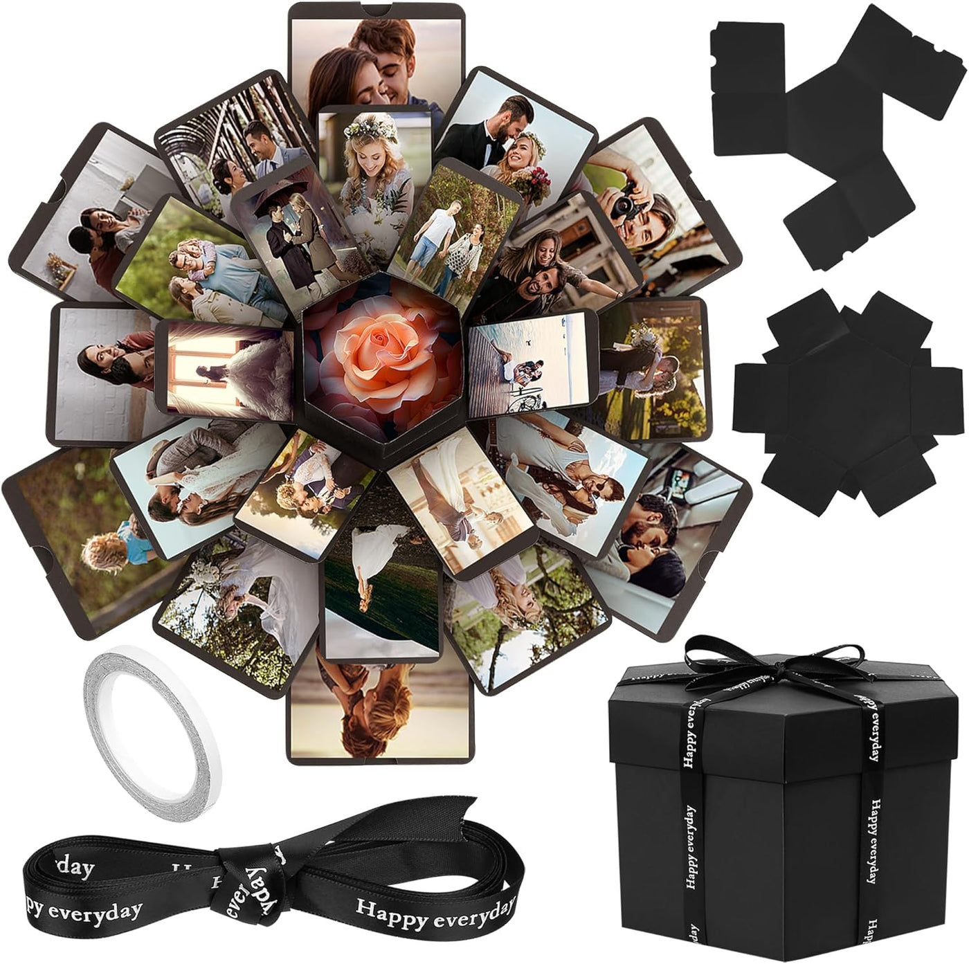 Explosion Gift Box – Large Surprise Gift Box for Marriage Proposal, Valentine'S Day