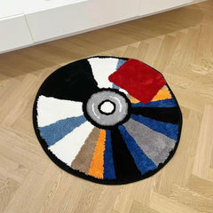 Cd Rug - Hypebeast Y2K Rug - Handmade Tufted Decor - Handmade & Premium- 28In (70Cm) - Aesthetic Room Decor - Preppy Bathmat - Designer Rugs Cd