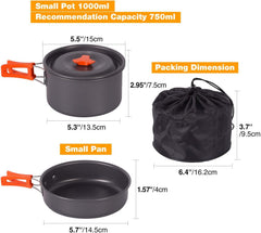 Camping cook set gift for outdoor lovers