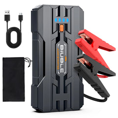 Portable car jump starter battery booster pack