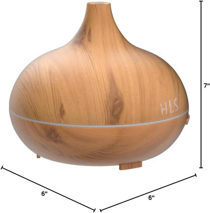 Aroma Diffuser for Essential Oil Large Room,Office Essential Oil Diffusers for Home Kids, Ambient Light Cool Mist Humidifier for Bedroom Auto off with 10 Essential Oils