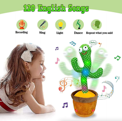 Dancing Cactus Plush Toy – Singing, Dancing & Voice Recording | Funny Gift for Kids & Adults