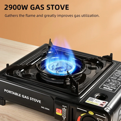 Outdoor Portable Furnace 2900W – Compact Camping Stove with Storage Box | Outdoor Cooking Gift