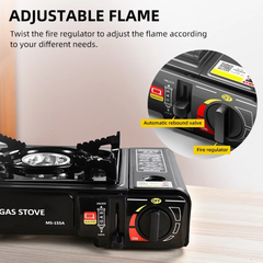 Outdoor Portable Furnace 2900W – Compact Camping Stove with Storage Box | Outdoor Cooking Gift