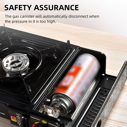 Outdoor Portable Furnace 2900W – Compact Camping Stove with Storage Box | Outdoor Cooking Gift