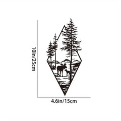 Mountain Wall Art, Mountain Waterfall Metal Wall Art Home Decor, Metal Wall Art, Home Decor Modern Art Wall Ornaments Artwork