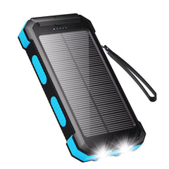 30000mAh solar power bank outdoor portable charger