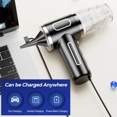 Mini rechargeable hand vacuum with strong suction