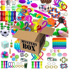 10-100Pcs Random Fidget Toys Mystery Gifts Pack Surprise Bag Fidget Set Antistress Relief Toys for Kids Party Christmas