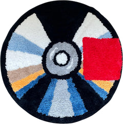 Cd Rug - Hypebeast Y2K Rug - Handmade Tufted Decor - Handmade & Premium- 28In (70Cm) - Aesthetic Room Decor - Preppy Bathmat - Designer Rugs Cd