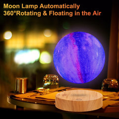 Levitating Moon Lamp — Floating Magnetic LED Globe