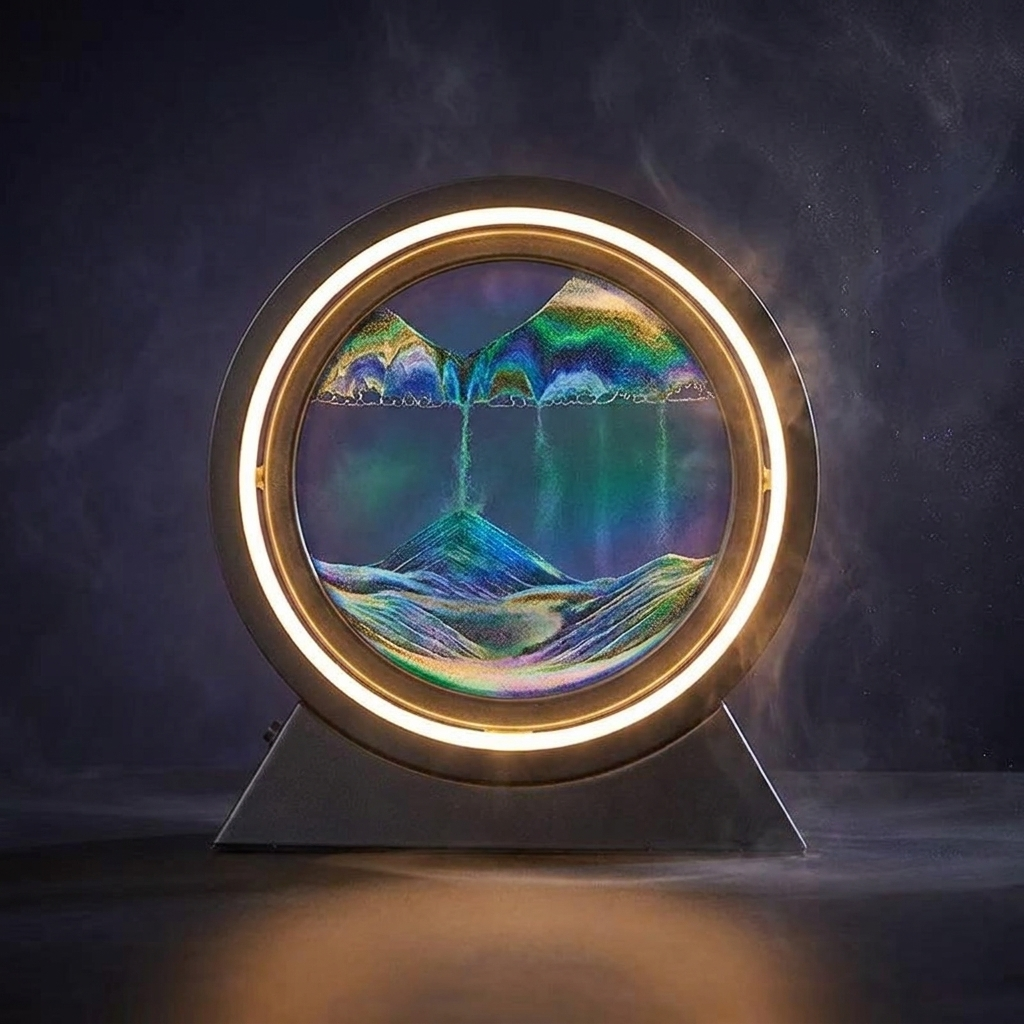 3D Quicksand Art Lamp
