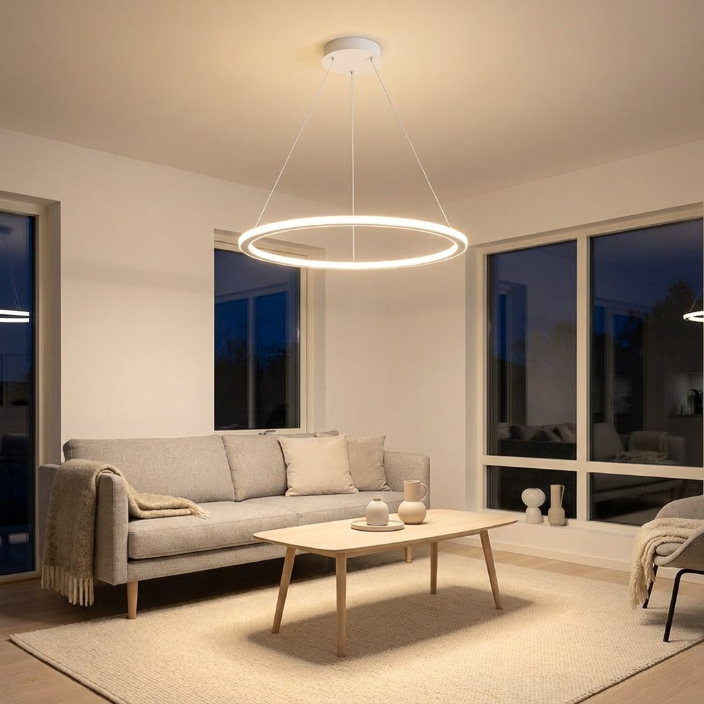 Nordic LED Ceiling Light — Modern Flush Mount Pendant