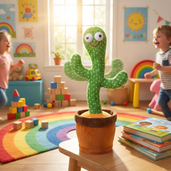 Dancing Cactus Toy — Singing & Repeating Plush