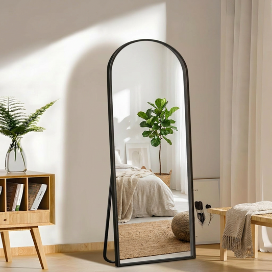 Arched Full Length Mirror — Explosion-Proof Glass Floor Mirror