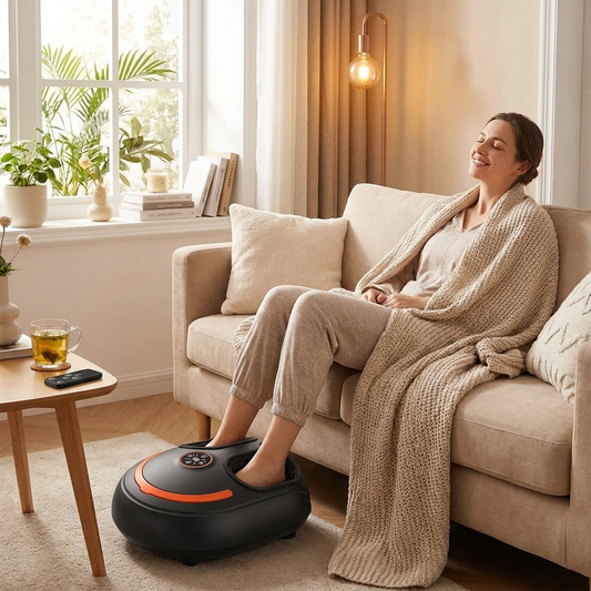 Shiatsu Foot Massager — Deep Kneading Electric Feet Machine