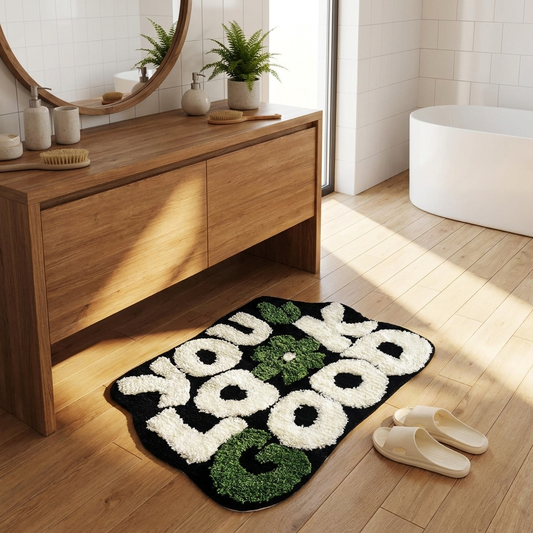 "You Look Good" Funny Bath Rug — Plush Non-Slip Bathroom Mat