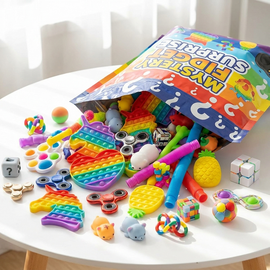 Fidget Toys Mystery Surprise Bag — 10 to 100-Piece Sensory Sets