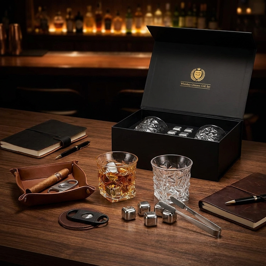 Whiskey Stones Gift Set lifestyle