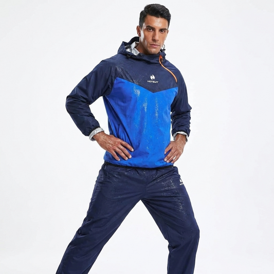 Mens Sauna Suit white background