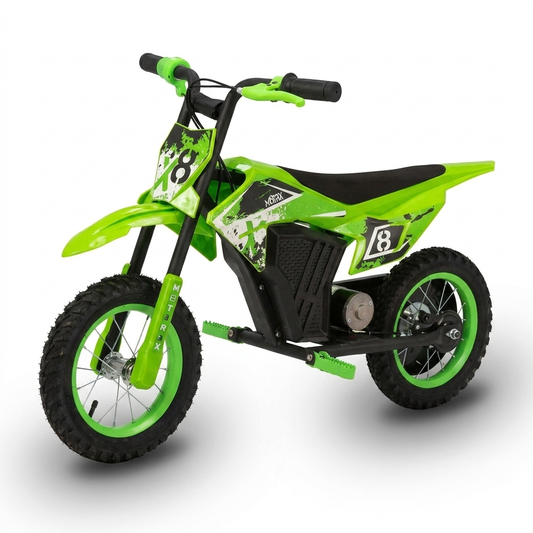 12V Kids Electric Dirt Bike white background