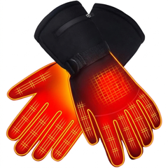 Battery Heated Gloves white background
